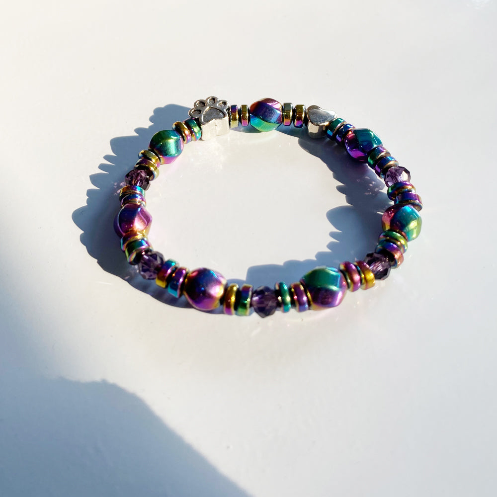 Magnetic Paw Charm Bracelet