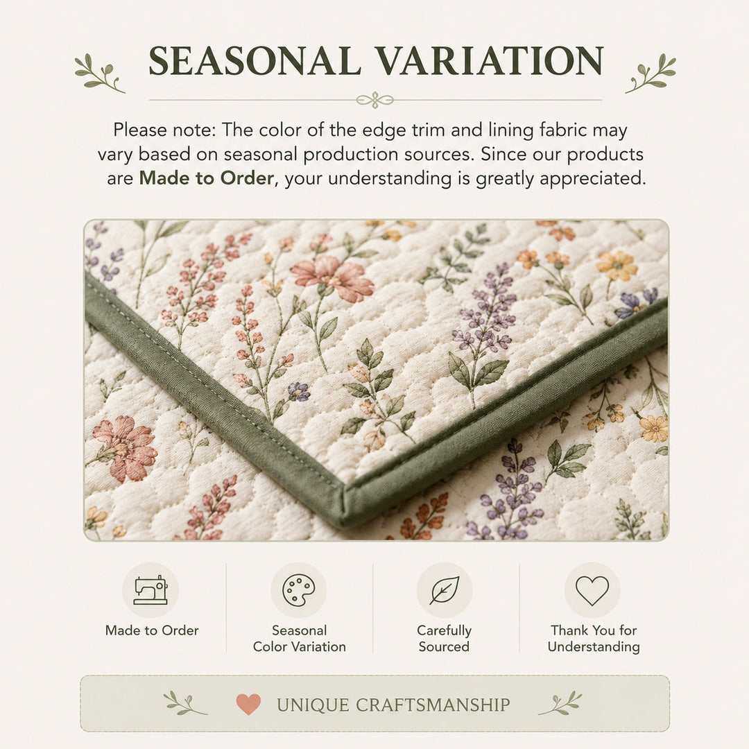 Rose Bloom Quilted Pillow Cover QV50QLTPLC