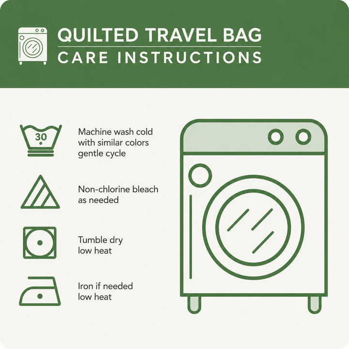 Rainbow Daisy Floral Quilted Travel Bag with Trolley Sleeve LD04