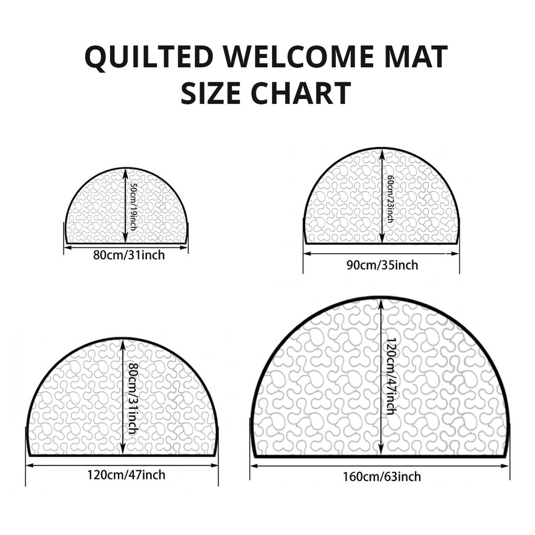Autumn Sun Quilted Welcome Mat GFTOQM2753