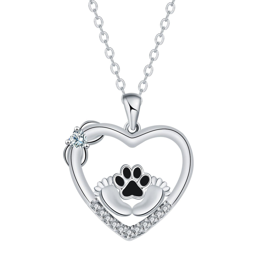 Heartfelt Paw Chain with Zirconia – Loyal Companions
