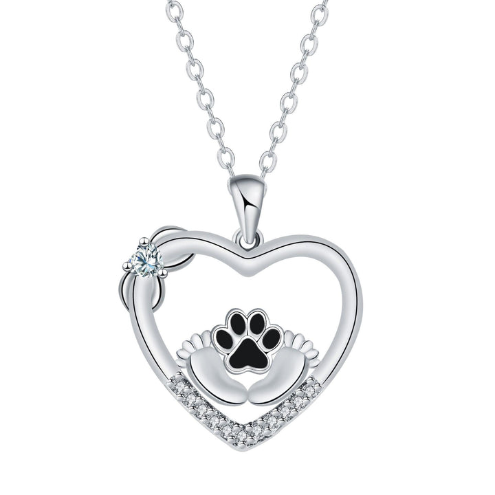 Heartfelt Paw Chain with Zirconia – Loyal Companions