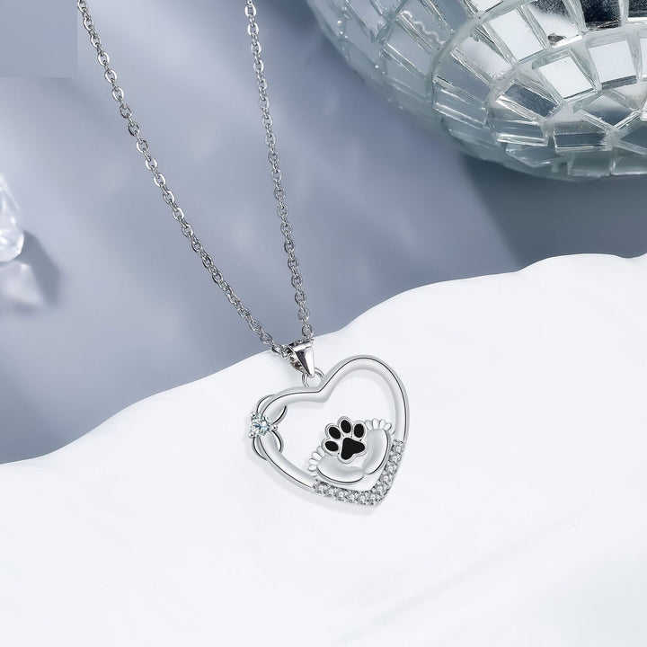 Heartfelt Paw Chain with Zirconia – Loyal Companions
