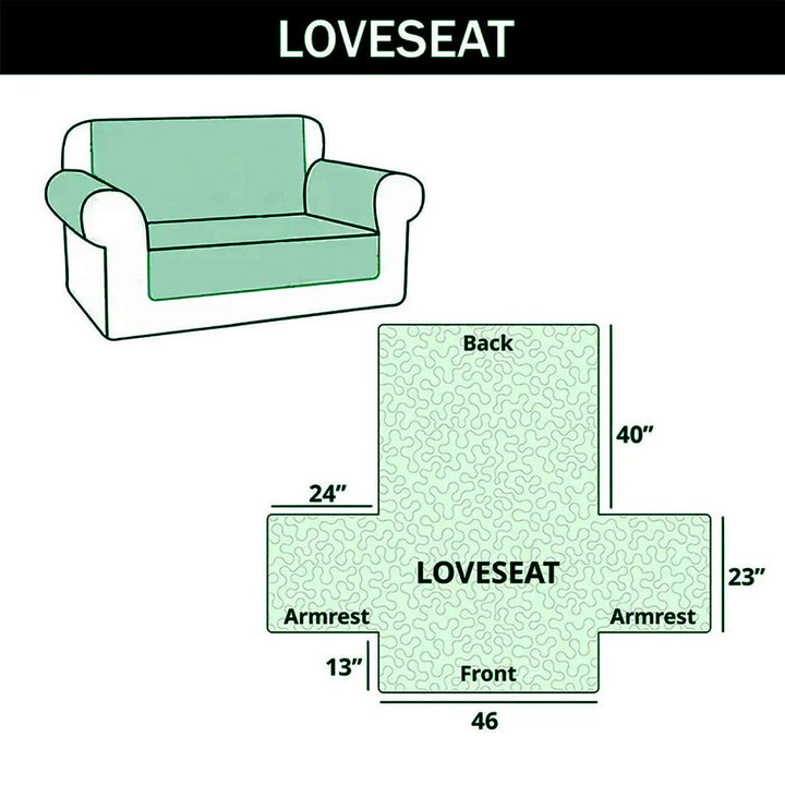 Lovely Paws Quilted Sofa Cover GFTOTL5290