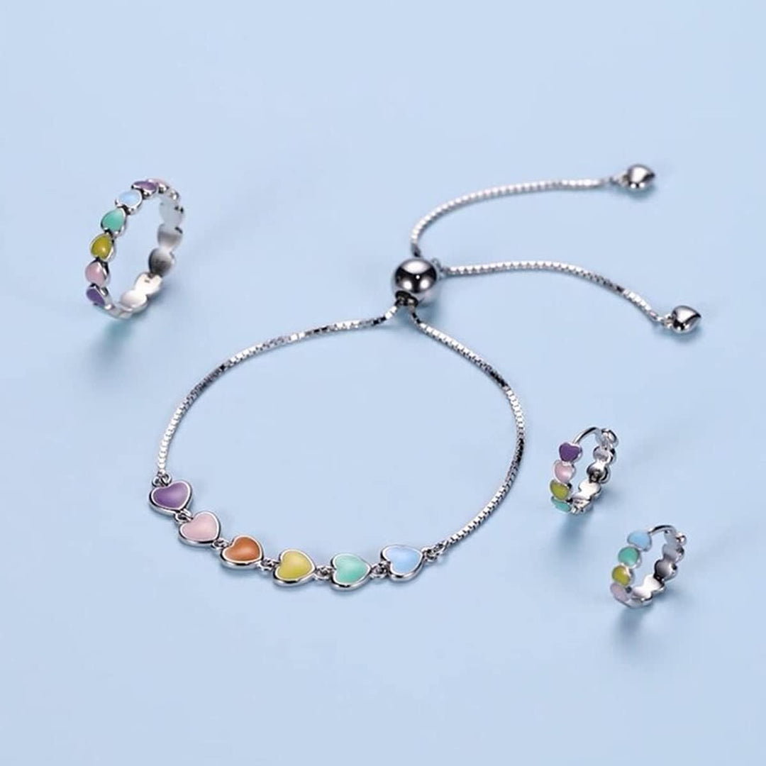 Sterling Silver Dog Paw Print Bracelet – Adjustable