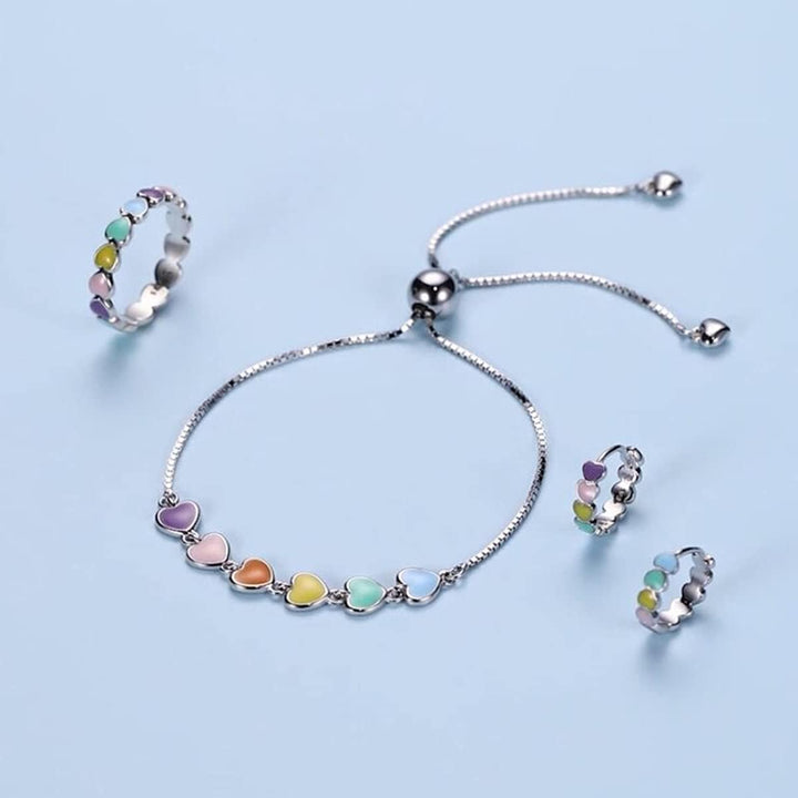 Sterling Silver Dog Paw Print Bracelet – Adjustable