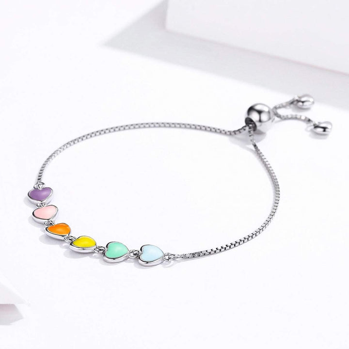 Sterling Silver Dog Paw Print Bracelet – Adjustable