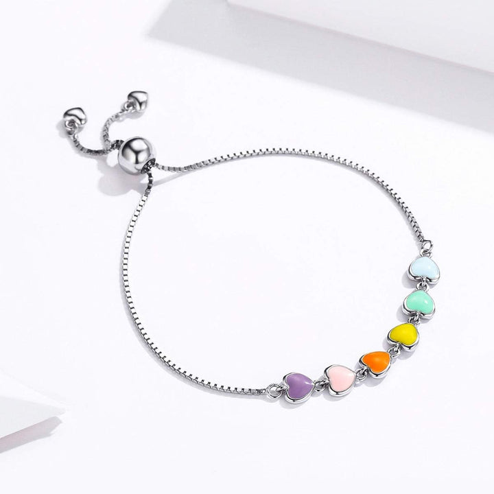 Sterling Silver Dog Paw Print Bracelet – Adjustable