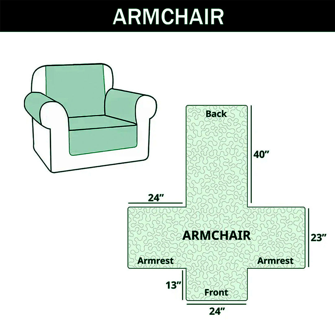 Radiant Meadow Quilted Sofa Cover GFTOQM1977