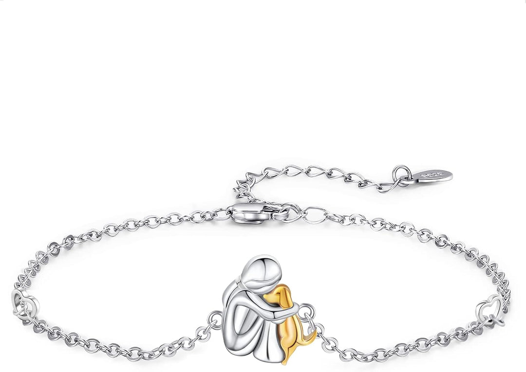 Adjustable Dog-Themed Friendship Bracelet