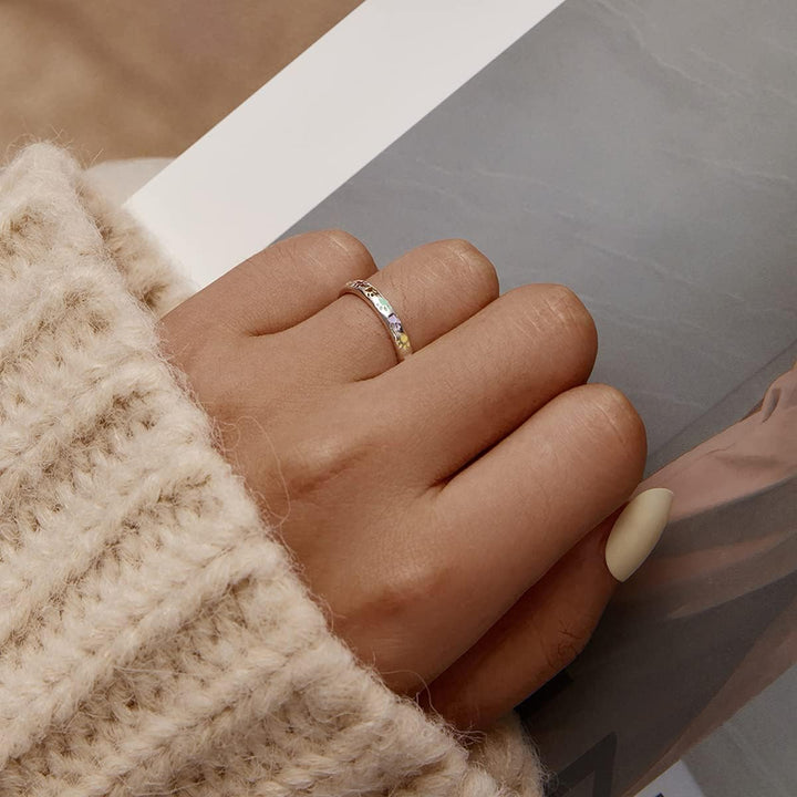 Sterling Silver Paw Print Ring