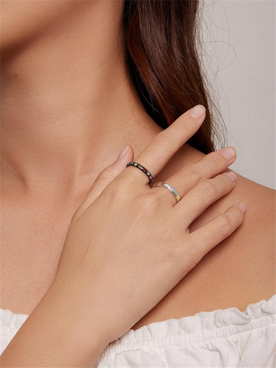 Sterling Silver Paw Print Ring