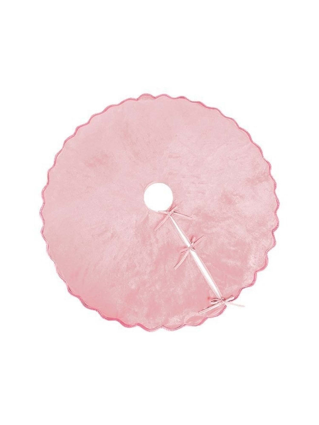 Scalloped Velvet Christmas Tree Skirt