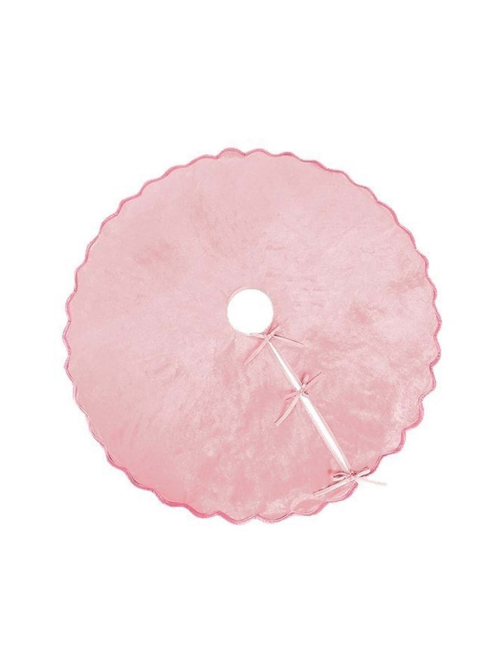 Scalloped Velvet Christmas Tree Skirt