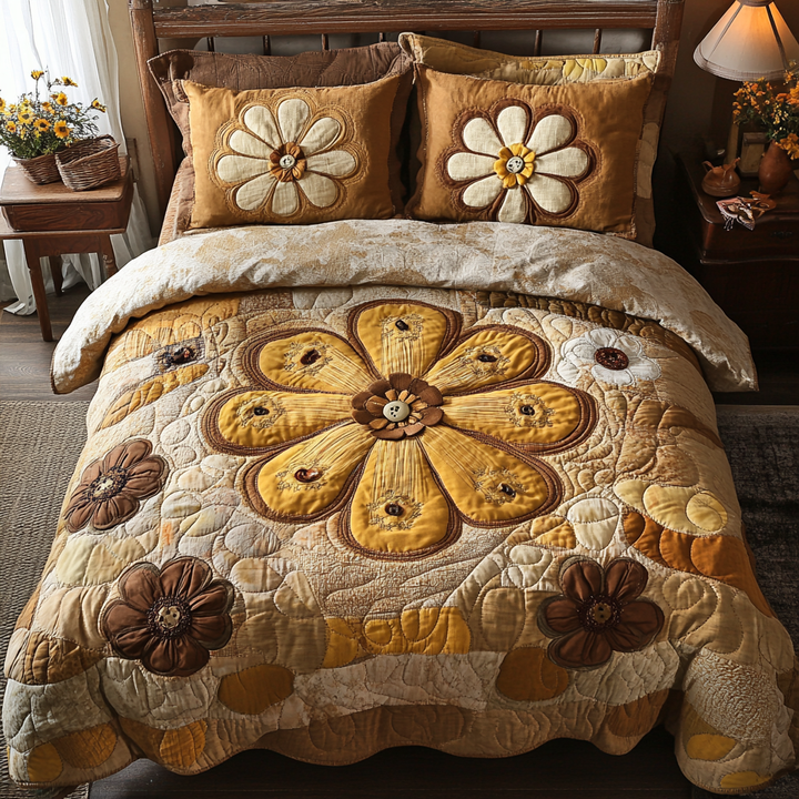 Bright Meadows 3-Piece Bedding Set