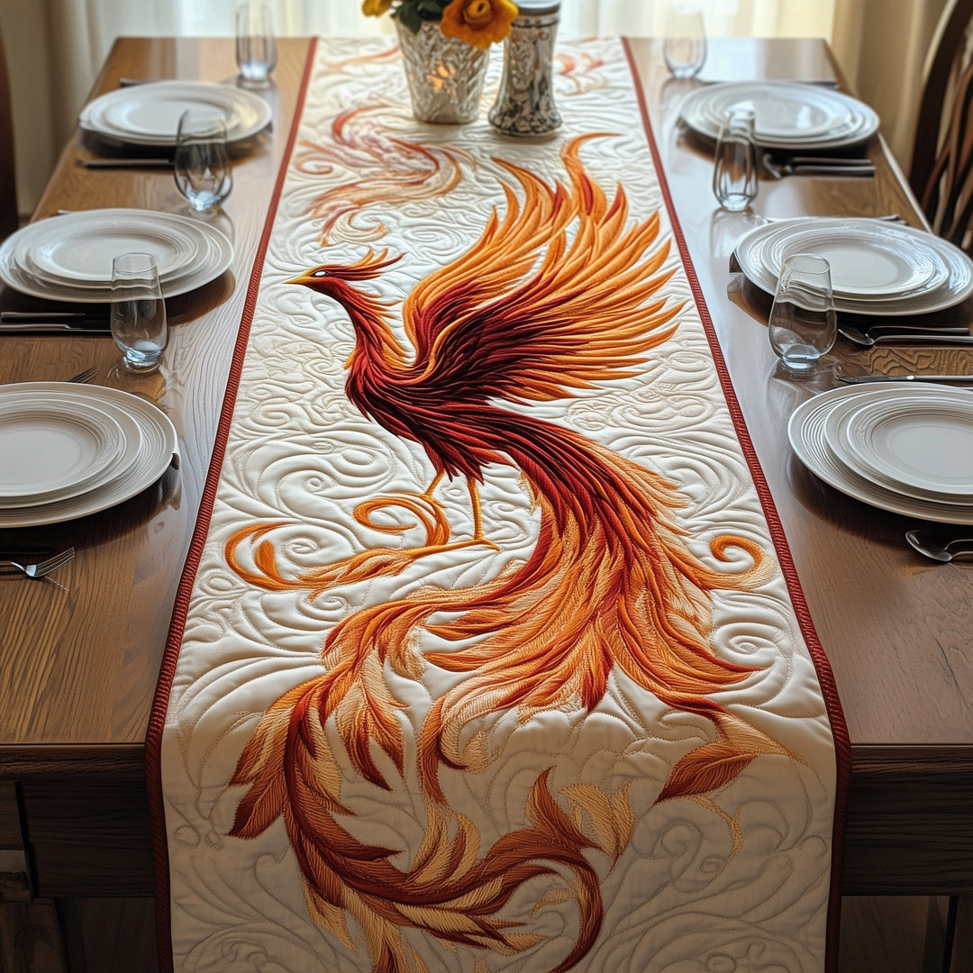 Eternal Ember Wings Quilted Table Runner GFTOAB3636