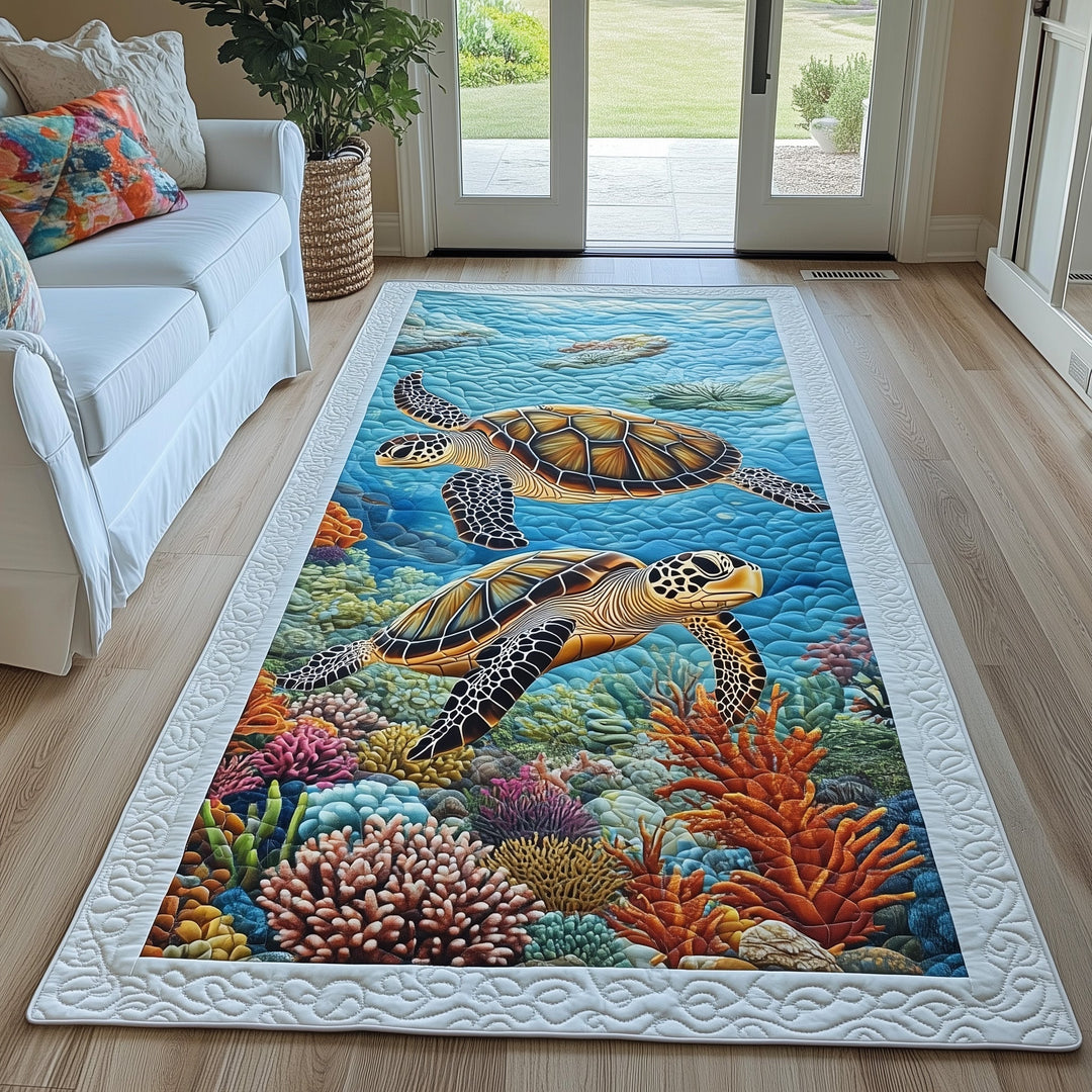 Ocean Turtle Runner Rug GFTOHD10860
