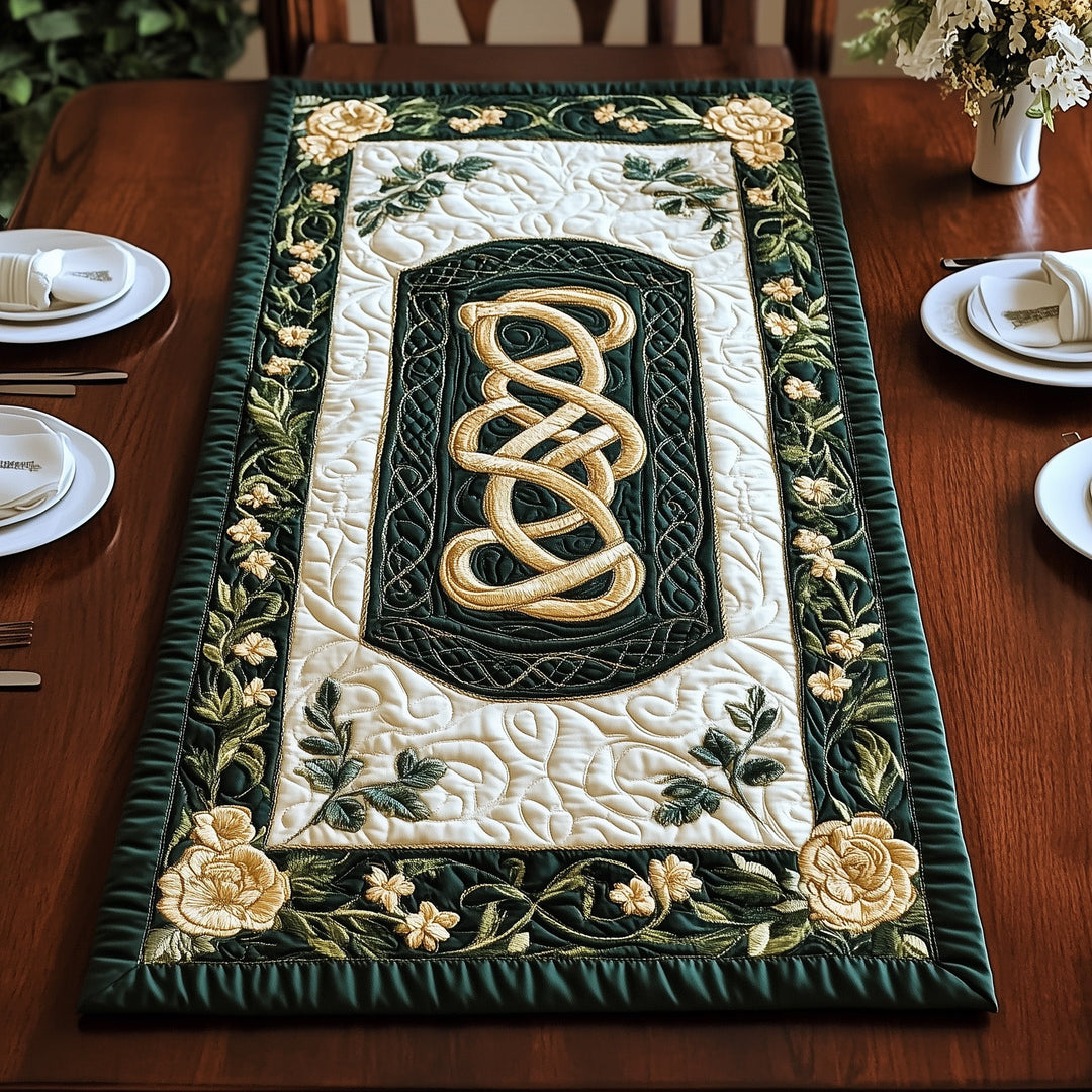 Celtic Harmony Quilted Table Runner GFTOHD3244