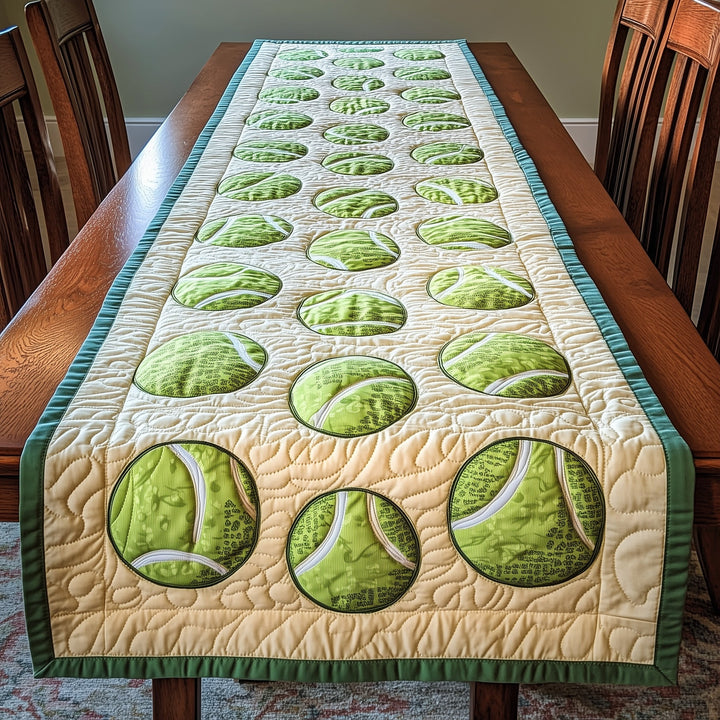 Tennis Time Quilted Table Runner GFTOHD7401