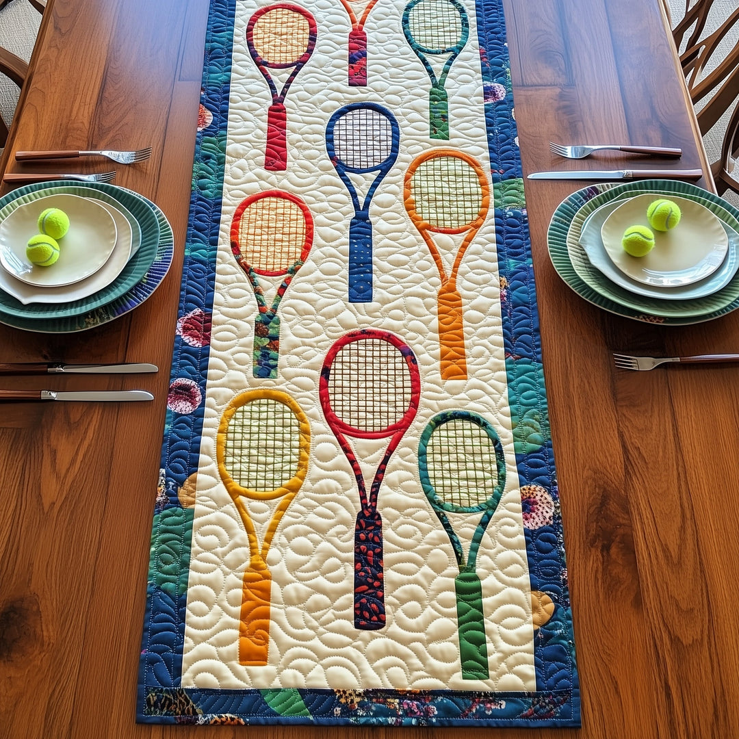 Tennis Time Quilted Table Runner GFTOHD7408