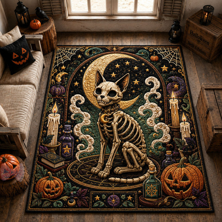 Moonlit Familiar Ritual Area Rug GFTOHNL2368