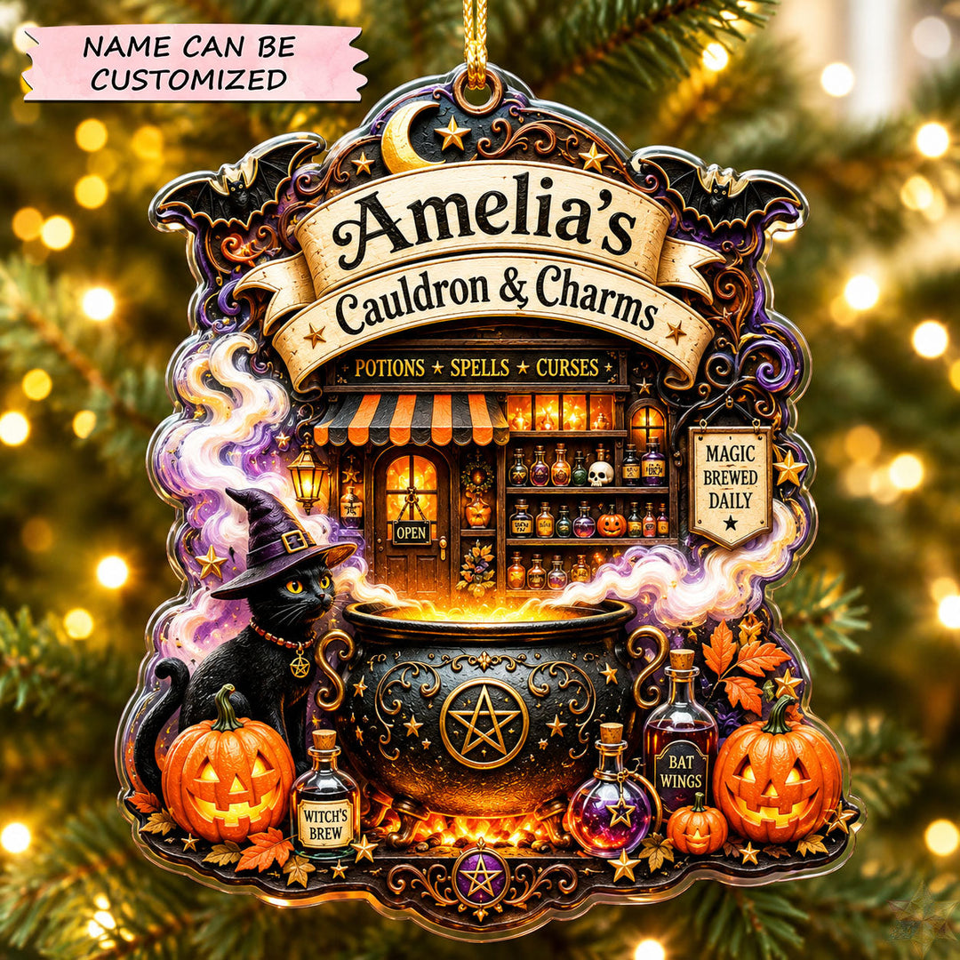 Cauldron And Charms Christmas Mica Ornament QTCUZ GFTOHNL2607