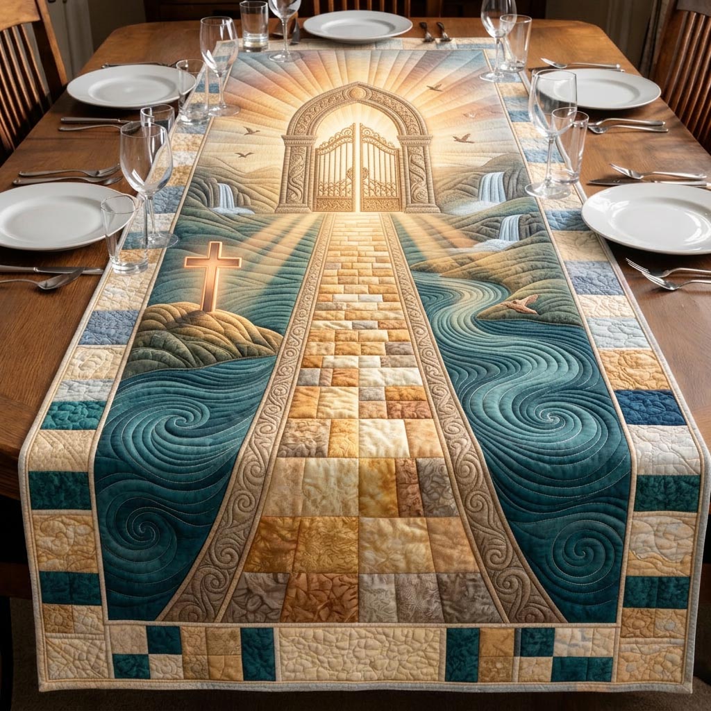 Sacred Pesach Quilted Table Runner GFTOMA10368