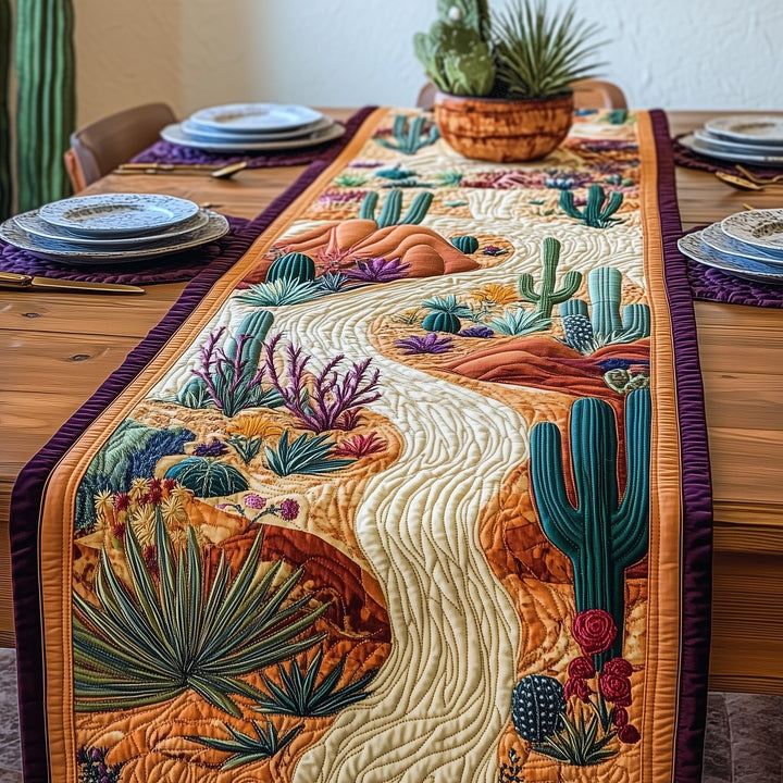 Blooming Cactus Quilted Table Runner GFTOMA1086