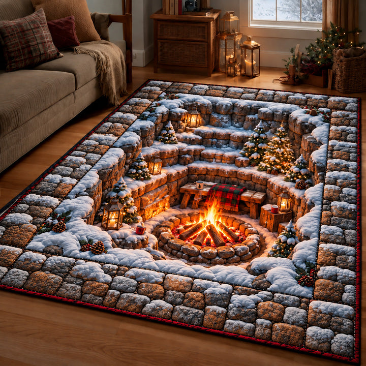 Winter Campfire Area Rug GFTOMA15567