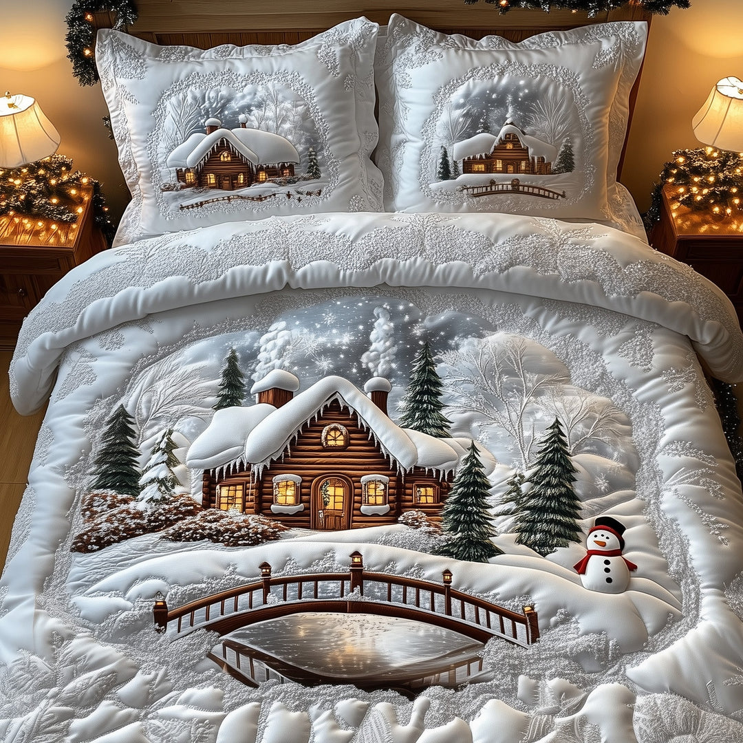 Winter Cabin Duvet Cover Set GFTOMA5268