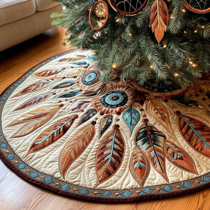 Dreamcatcher Quilted Tree Skirt GFTOMA6133
