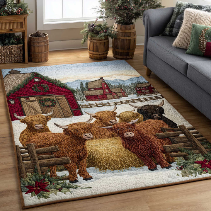Highland Cow Area Rug