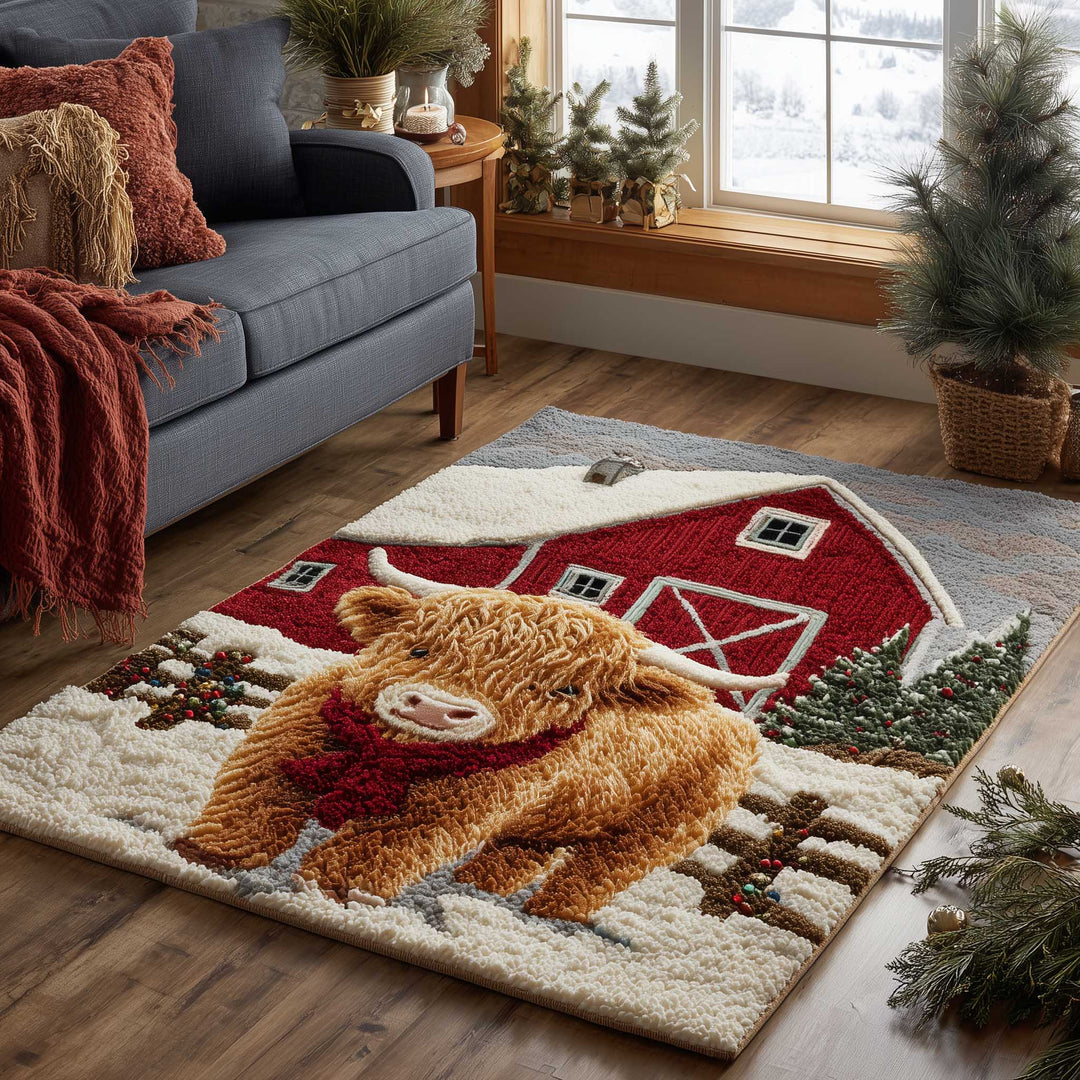 Highland Cow Area Rug GFTOMA6618