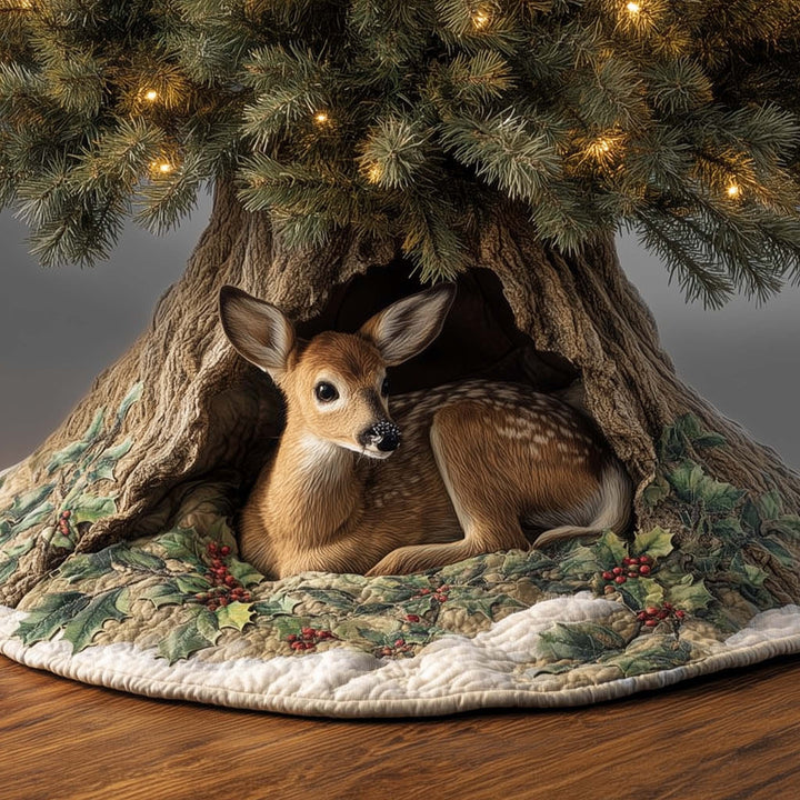 Deer Quilted Tree Skirt GFTOMA6914