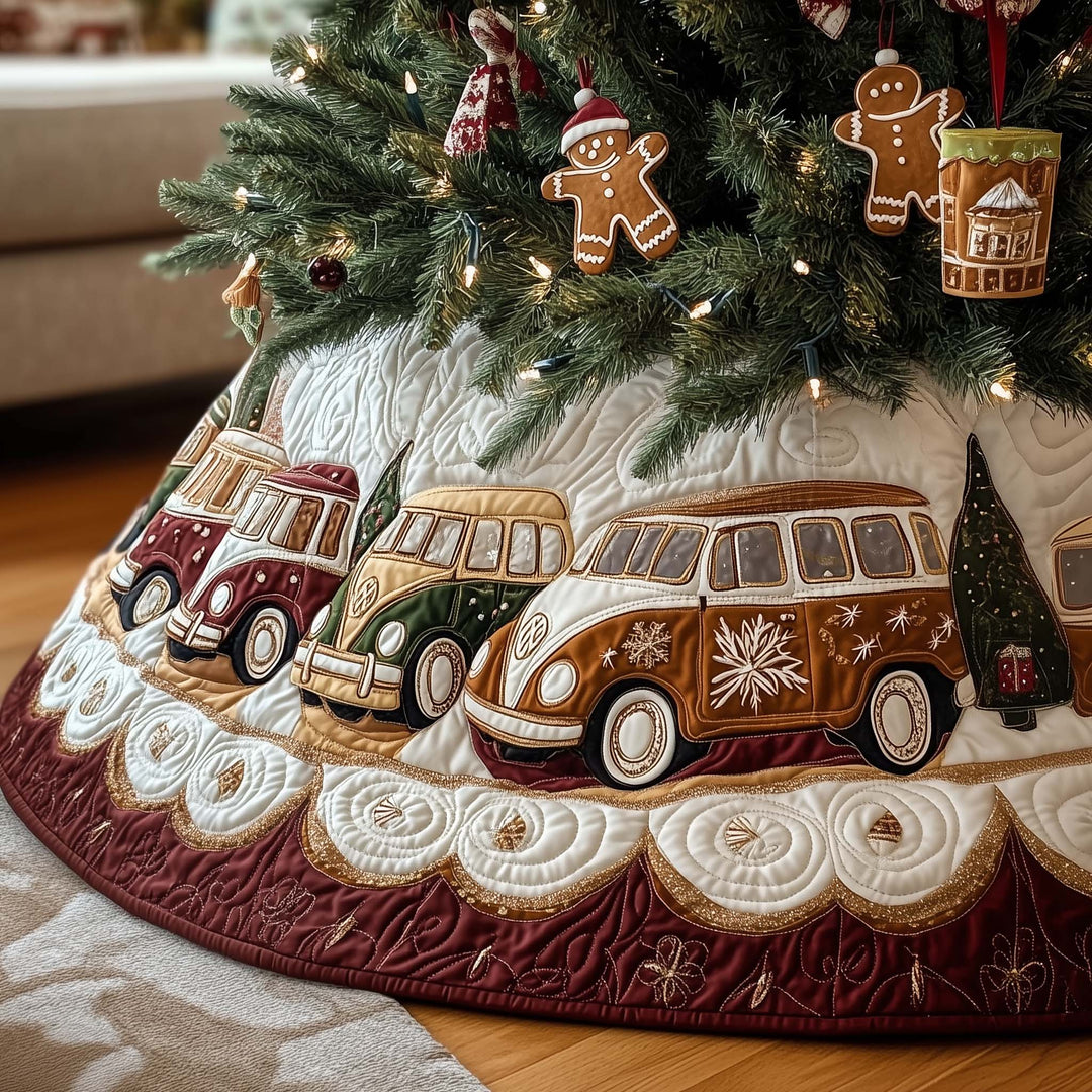 Joyful Journey Quilted Tree Skirt GFTOMA7109
