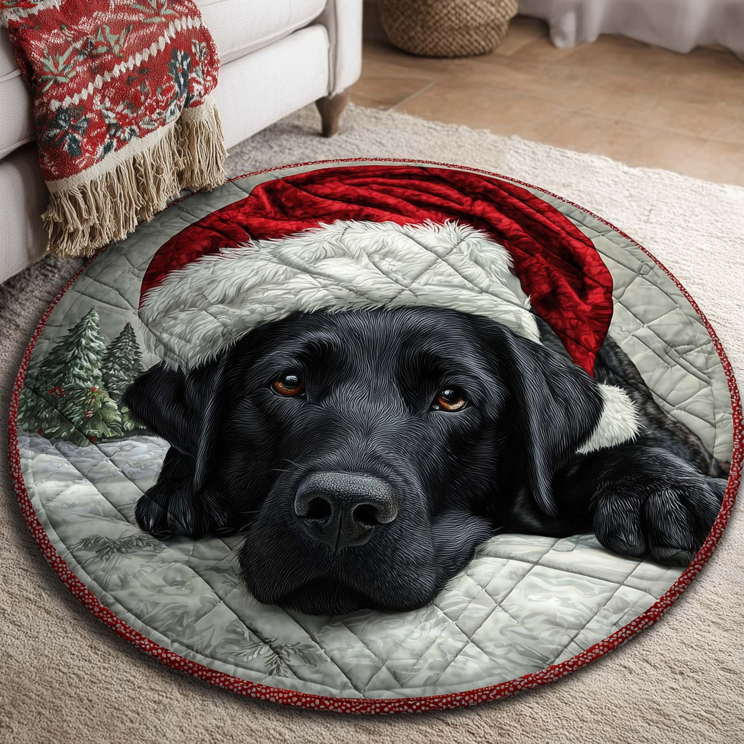 Labrador Quilted Round Mat GFTOMA7158