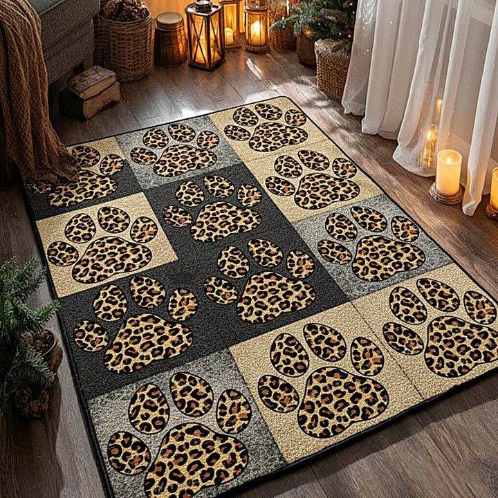 Leopard Paw Area Rug GFTOMA8486