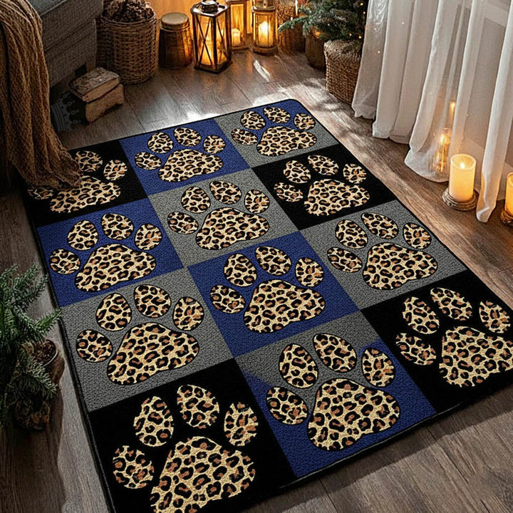 Leopard Paw Area Rug GFTOMA8487
