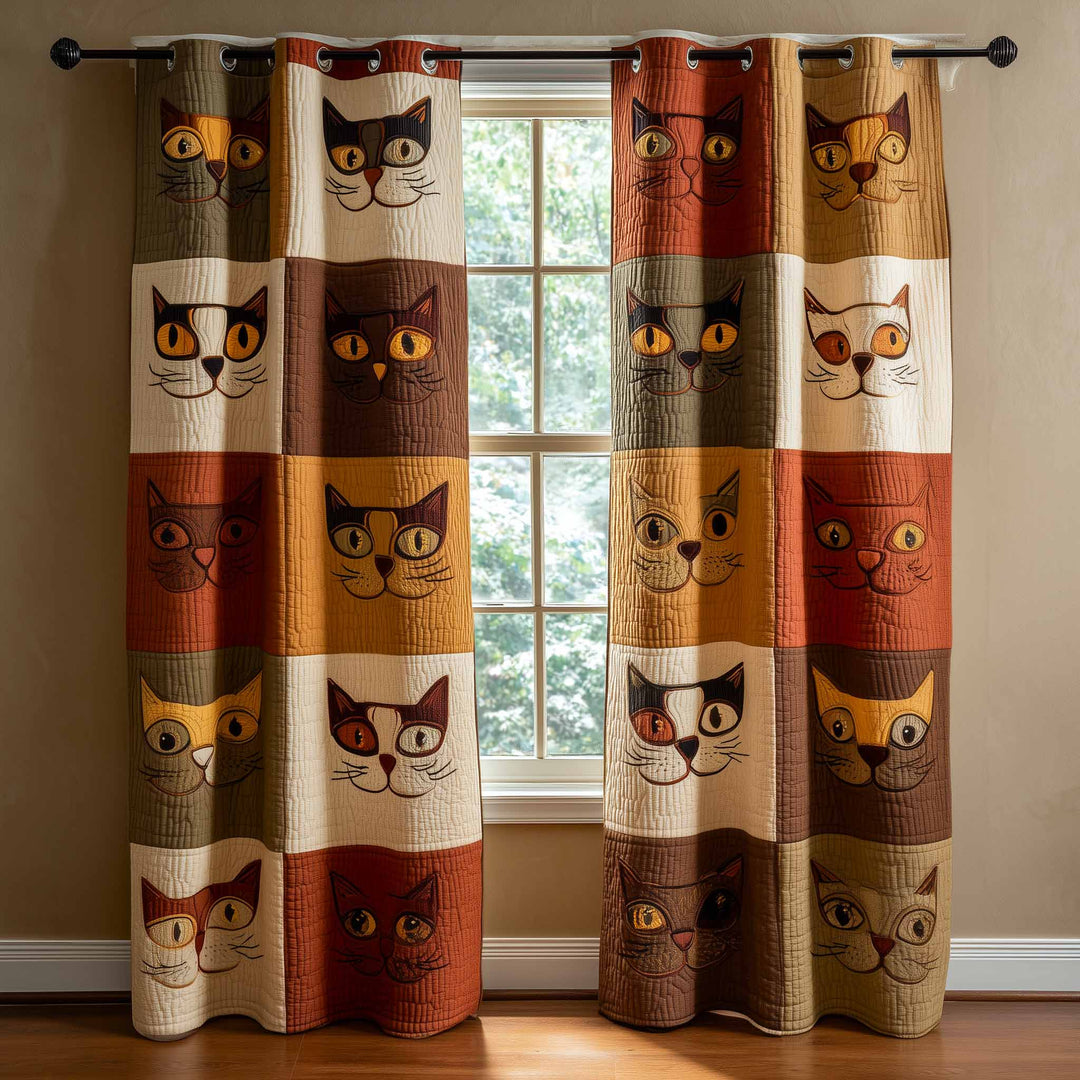 Garden Cat Quilted Curtains GFTOMA9427