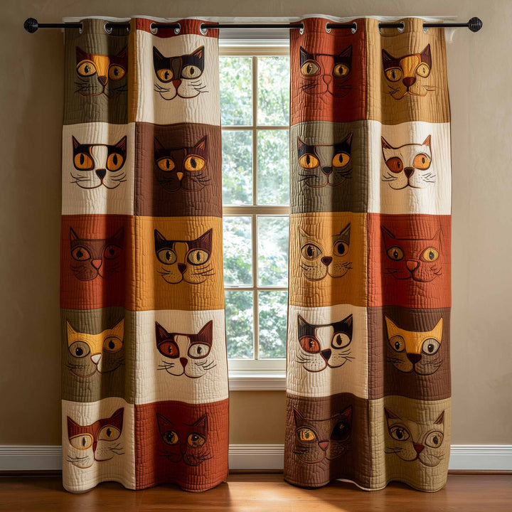 Garden Cat Quilted Curtains GFTOMA9427