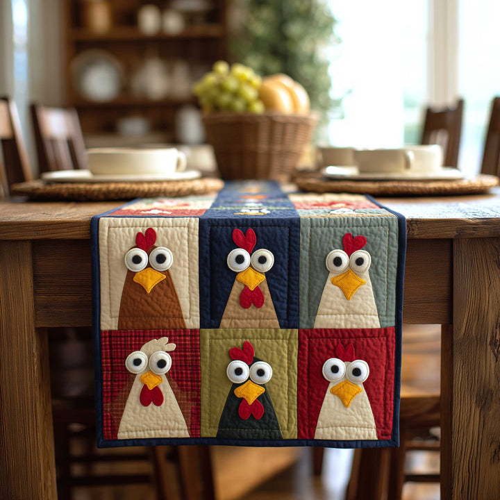 Chicken House Quilted Table Runner GFTOMA9558