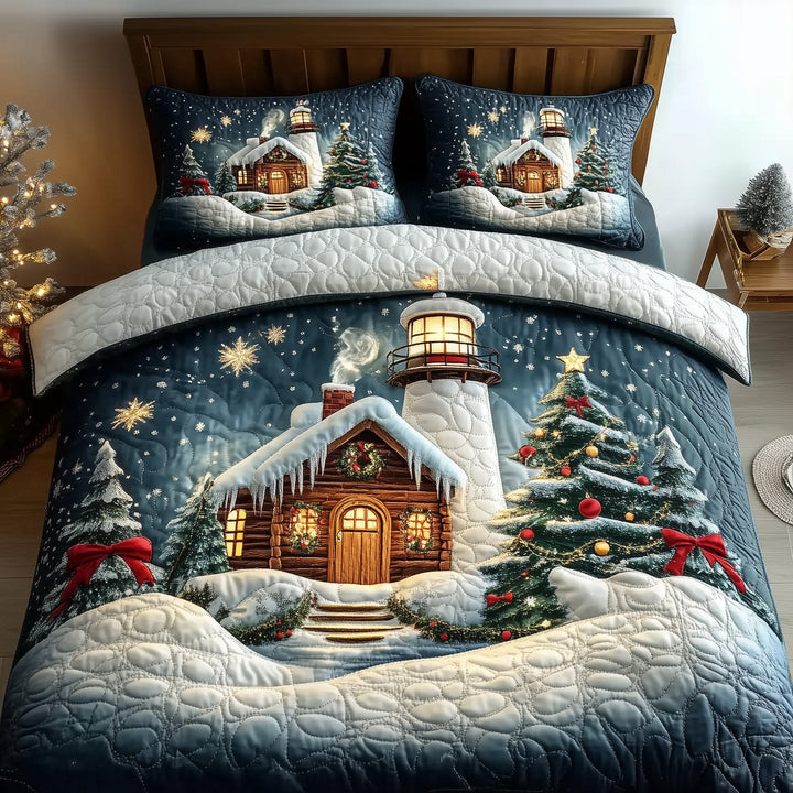 Winter Lighthouse Duvet Cover Set GFTONL6577