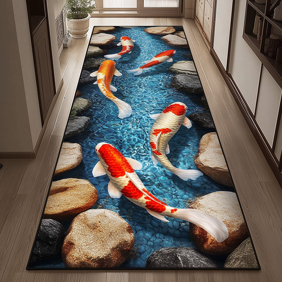 Koi Fish Runner Rug GFTONL6668