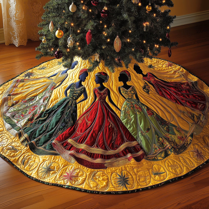 Divine Roots Quilted Tree Skirt GFTONL6870