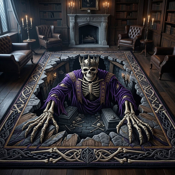 Haunted Skeleton Area Rug GFTONMU1227