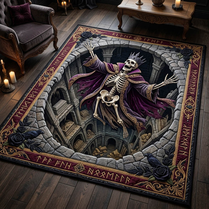 Haunted Skeleton Area Rug GFTONMU1231