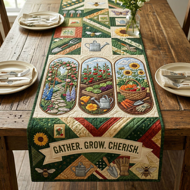 Garden Escape Quilted Table Runner GFTONMU312