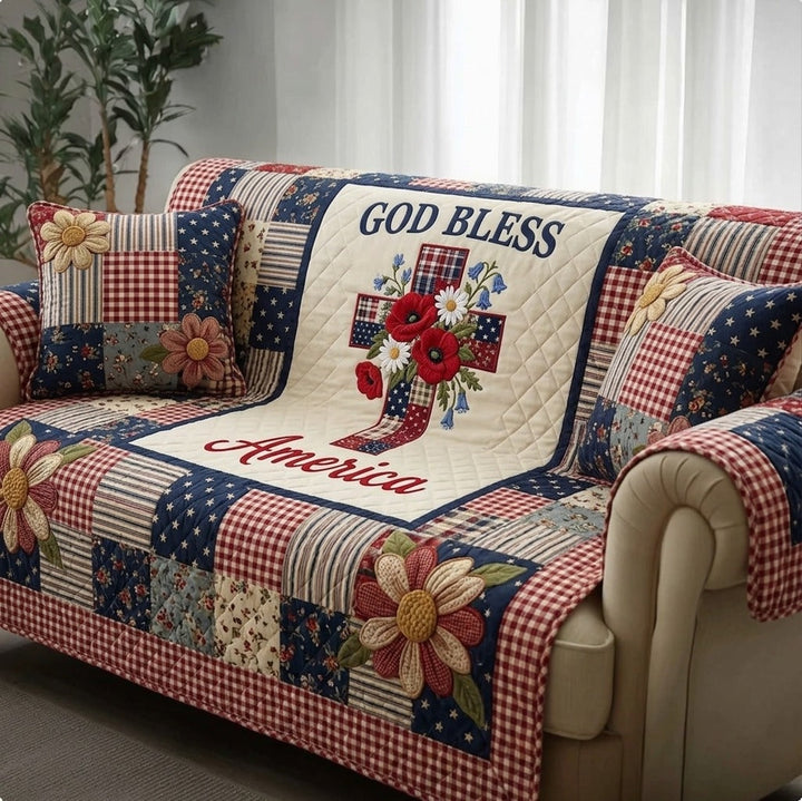Liberty Legacy Quilted Sofa Cover GFTONMU81