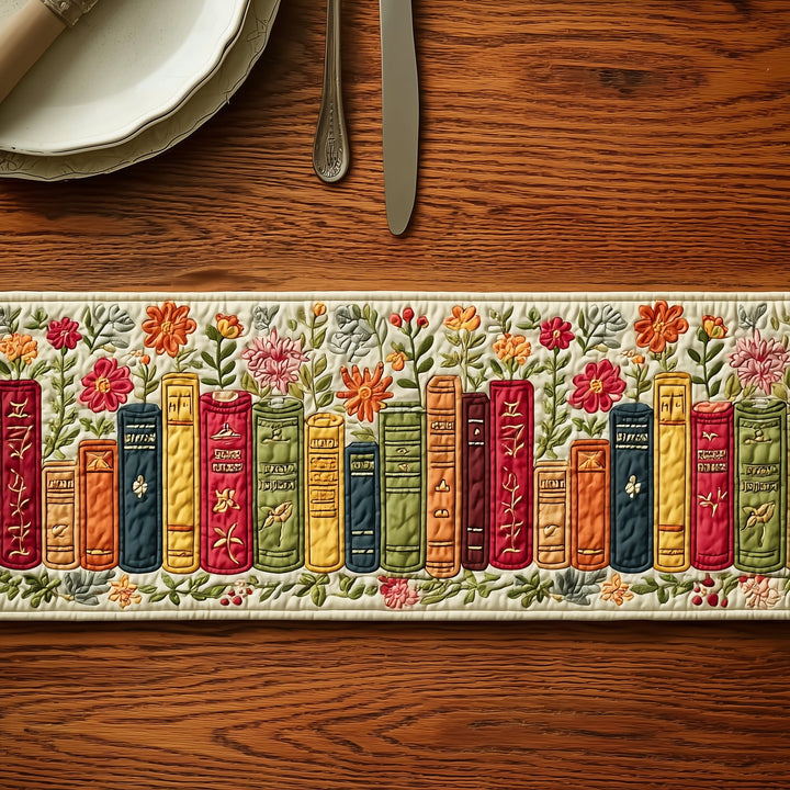 Book Quilted Table Runner GFTONT1320