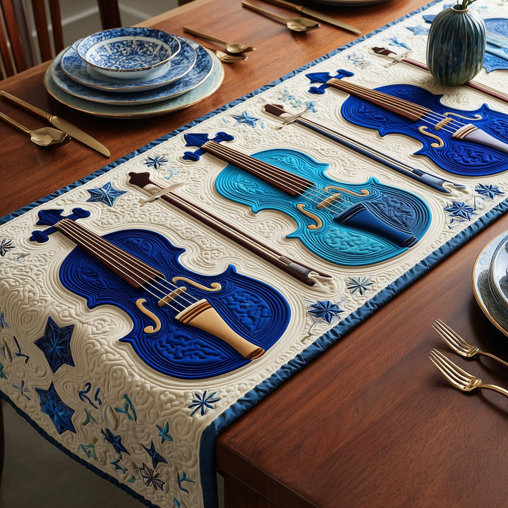 Violin Quilted Table Runner GFTONT1487